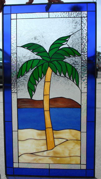 stained glass design tree