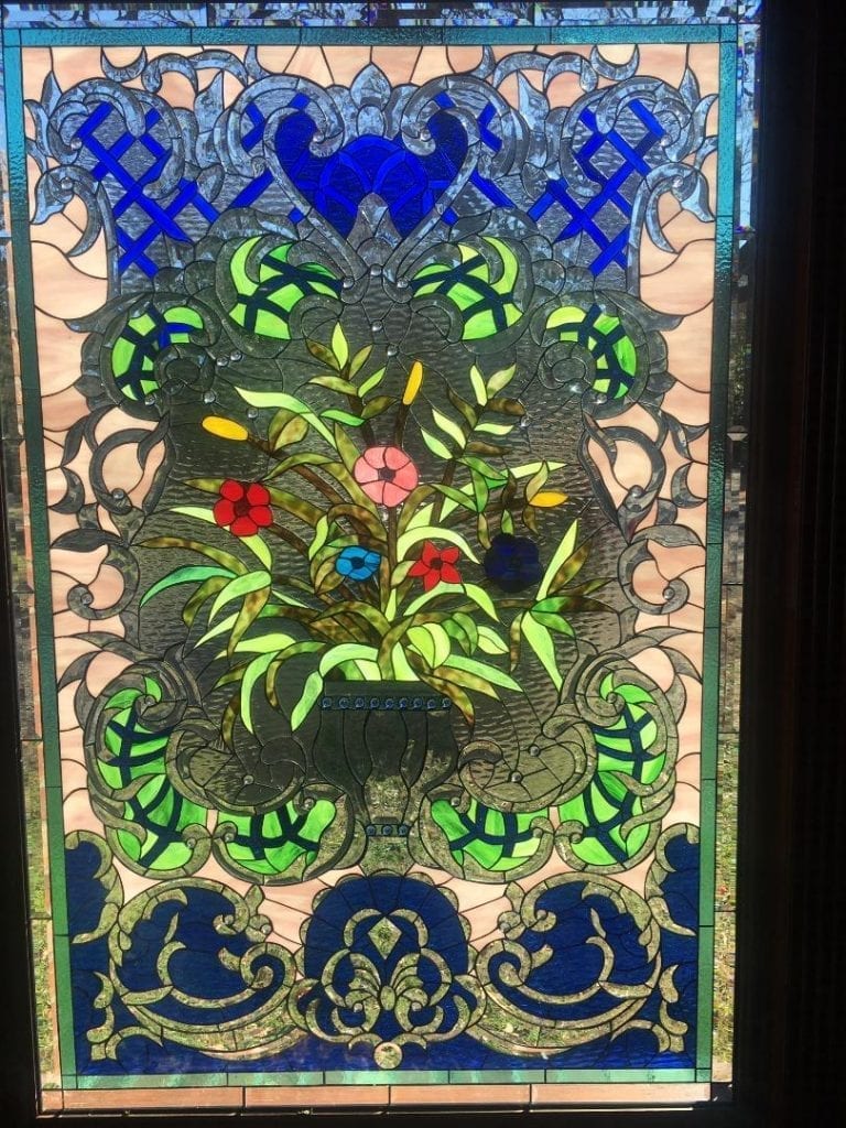 stained glass window collage