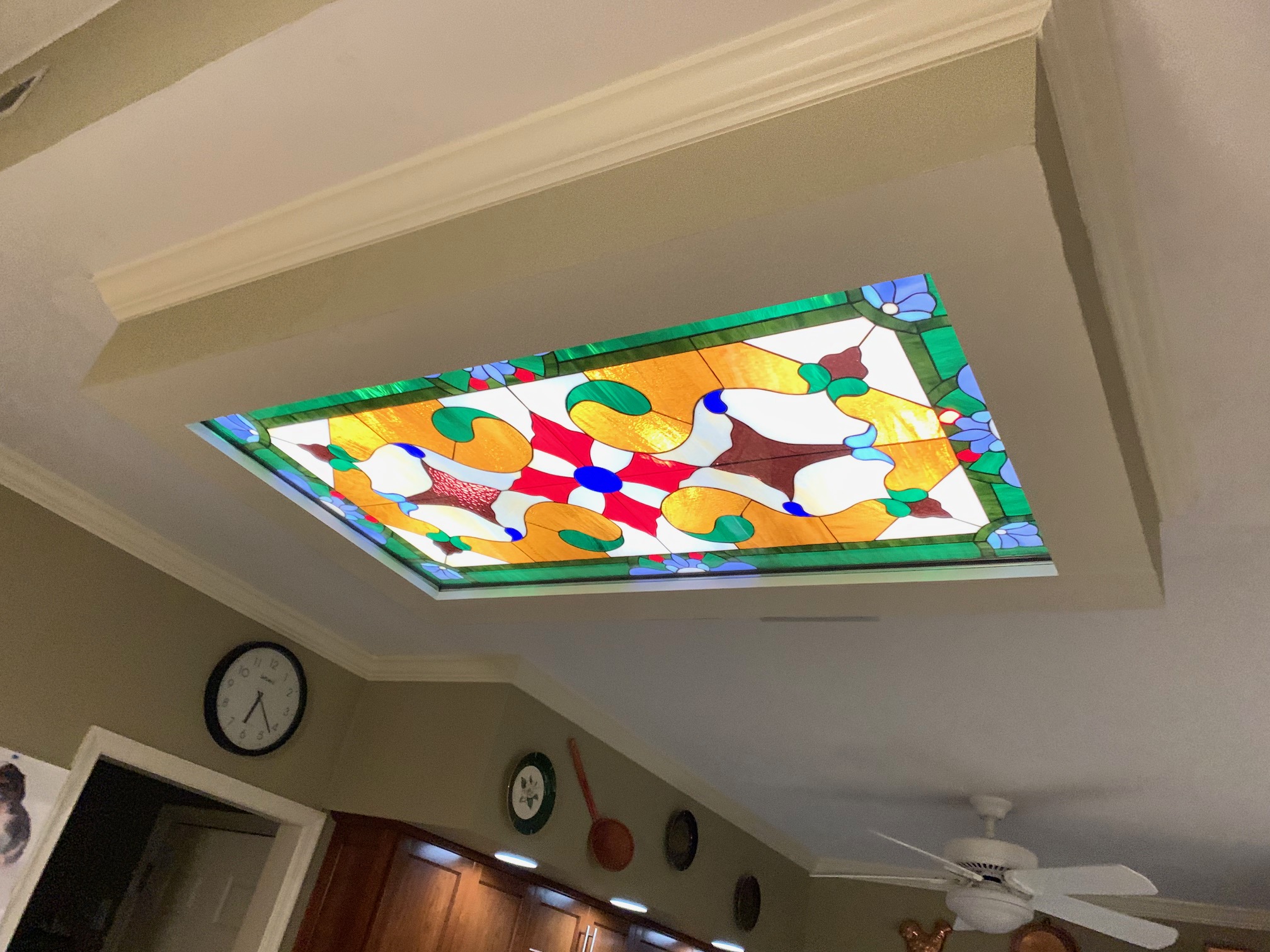 Stained Glass Ceiling Light Panels Shelly Lighting