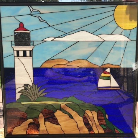 Beach And Ocean Stained Glass Windows. Navigate Our Catalog