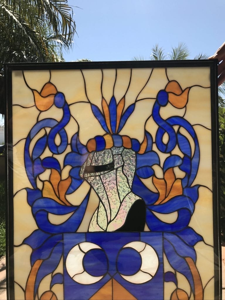 Wow! Personalized Coat Of Arms Stained Glass Window Panel #3 Stained