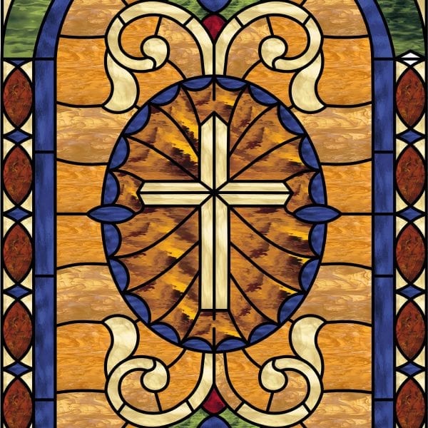 Stained Glass Crosses - Windows, Panels And Hangings