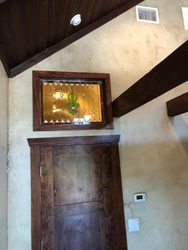 Beautiful Interior Stained Glass Transom Window